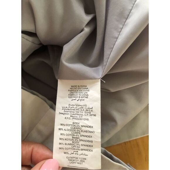 BEBE Light Gray Mini Dress Size 2 - Picture 12 of 12